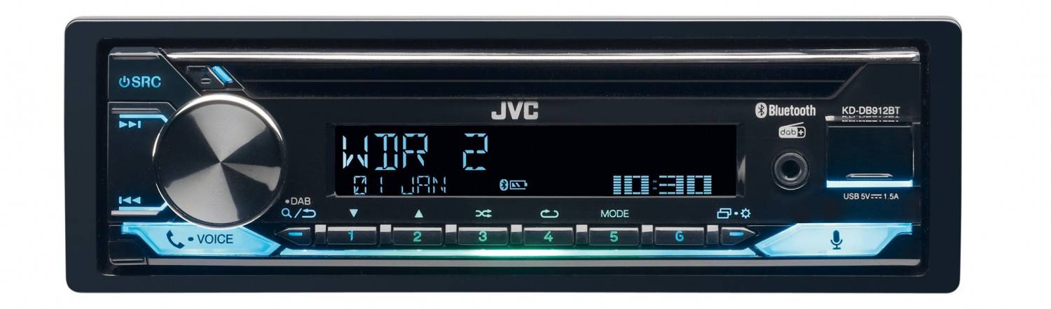 Autoradio mit Sprachassistent: JVC KD-DB912BT, Bild 4 1-DIN-Autoradios JVC KD-DB912BT im Test, Bild 4