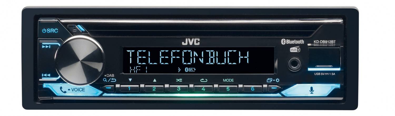 Autoradio mit Sprachassistent: JVC KD-DB912BT, Bild 5 1-DIN-Autoradios JVC KD-DB912BT im Test, Bild 5