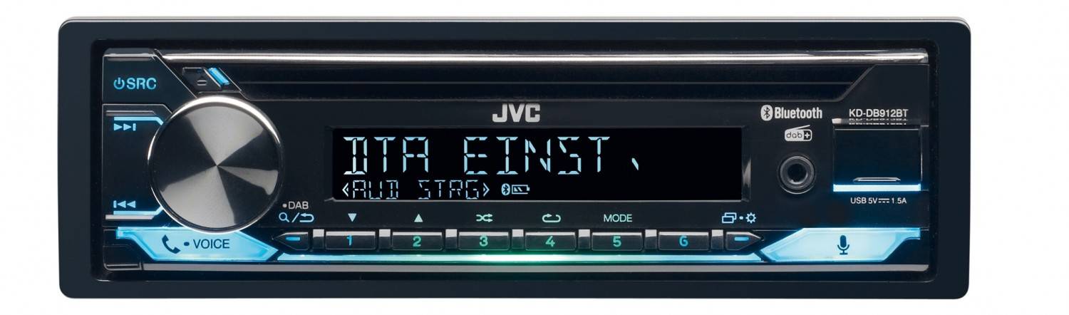 Autoradio mit Sprachassistent: JVC KD-DB912BT, Bild 7 1-DIN-Autoradios JVC KD-DB912BT im Test, Bild 7
