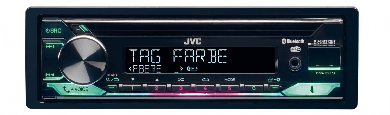 Autoradio mit Sprachassistent: JVC KD-DB912BT, Bild 8 1-DIN-Autoradios JVC KD-DB912BT im Test, Bild 8