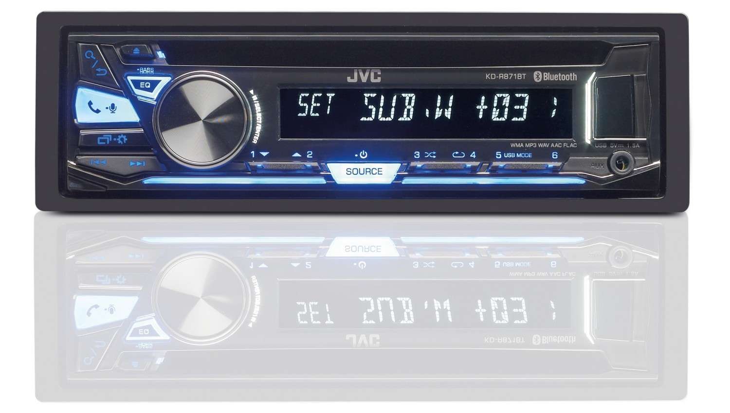 JVC KD-R871BT - Autoradio 1-DIN Test - sehr gut hifitest.de