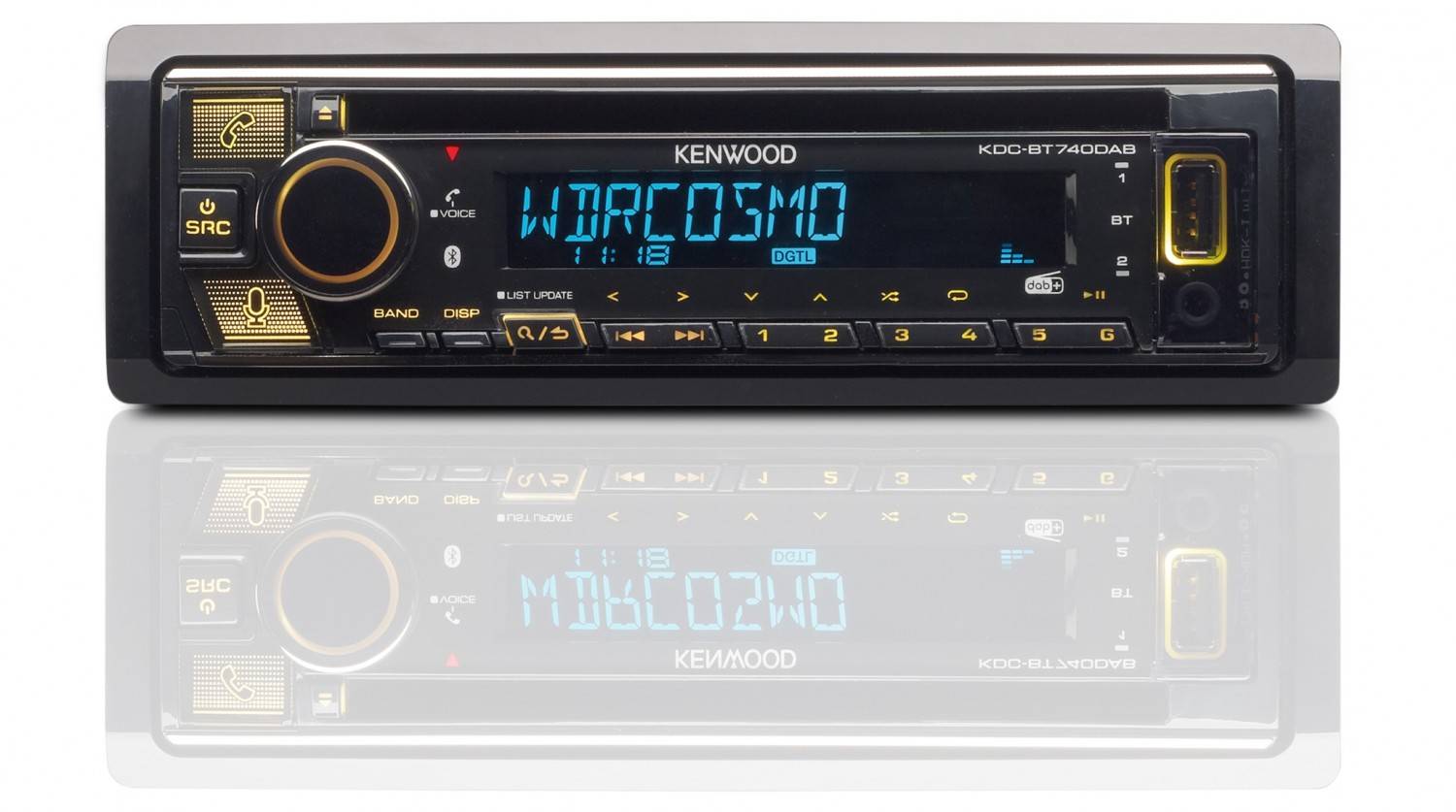 Das 1-DIN Autoradio von Kenwood KDC-BT740DAB im Test