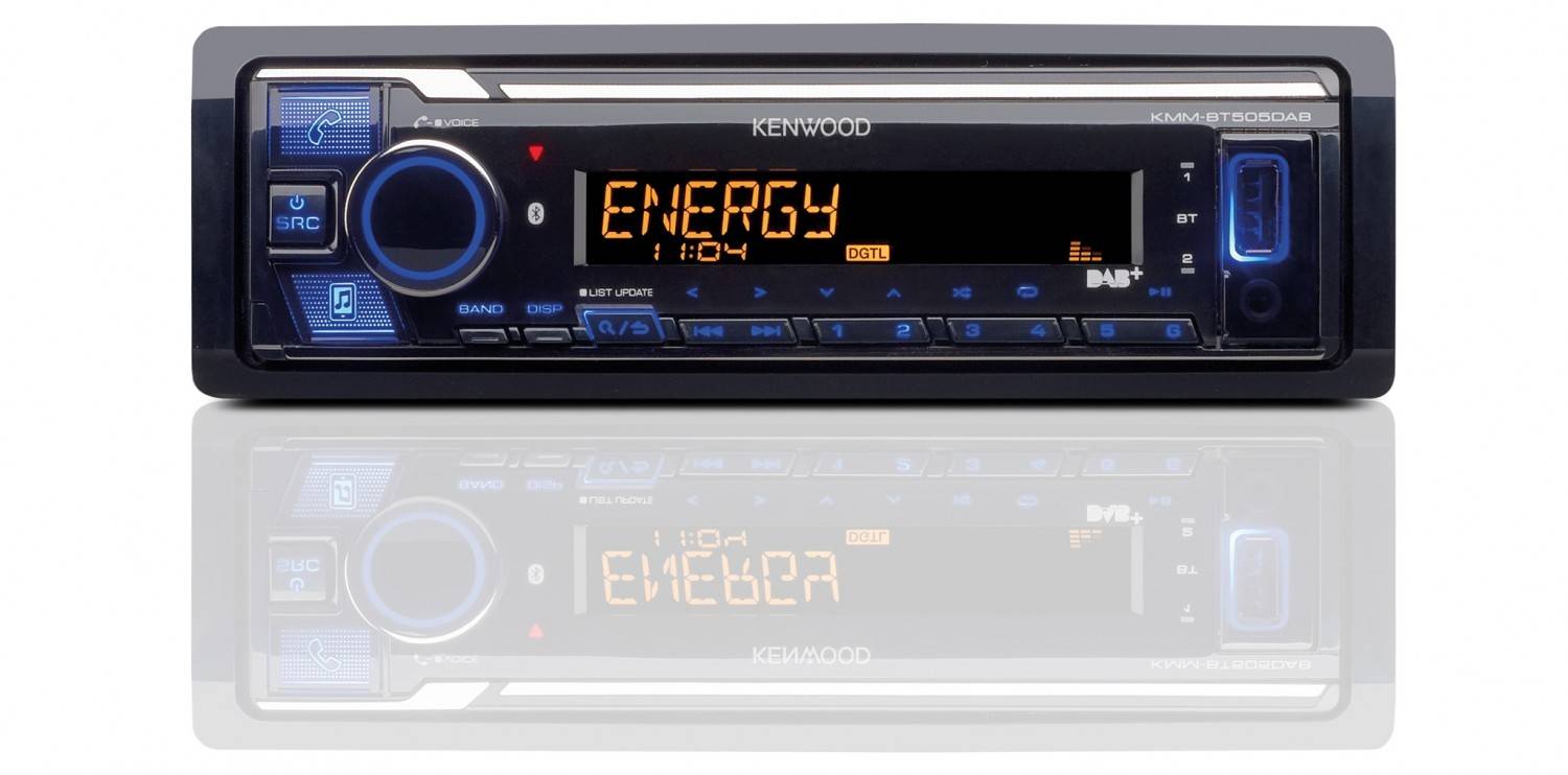 Kenwood KMM-BT505DAB Bluetooth Digitalradio USB Einbauset für MINI R50 R52 R53
