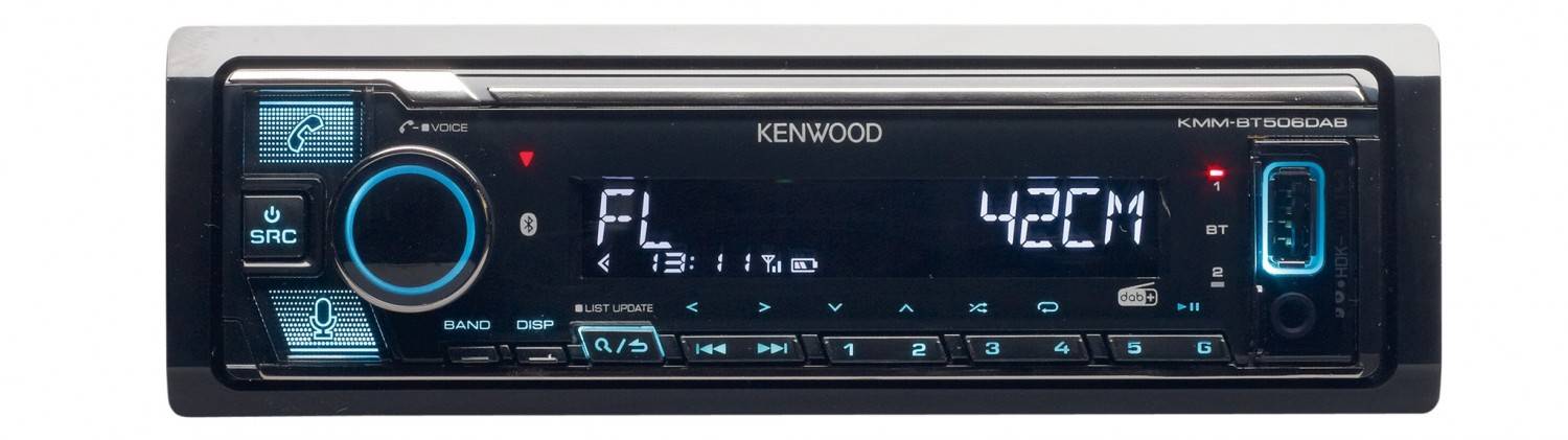 Alexa im Auto: Kenwood KMM-BT506DAB, Bild 10 1-DIN-Autoradios Kenwood KMM-BT506DAB im Test, Bild 10
