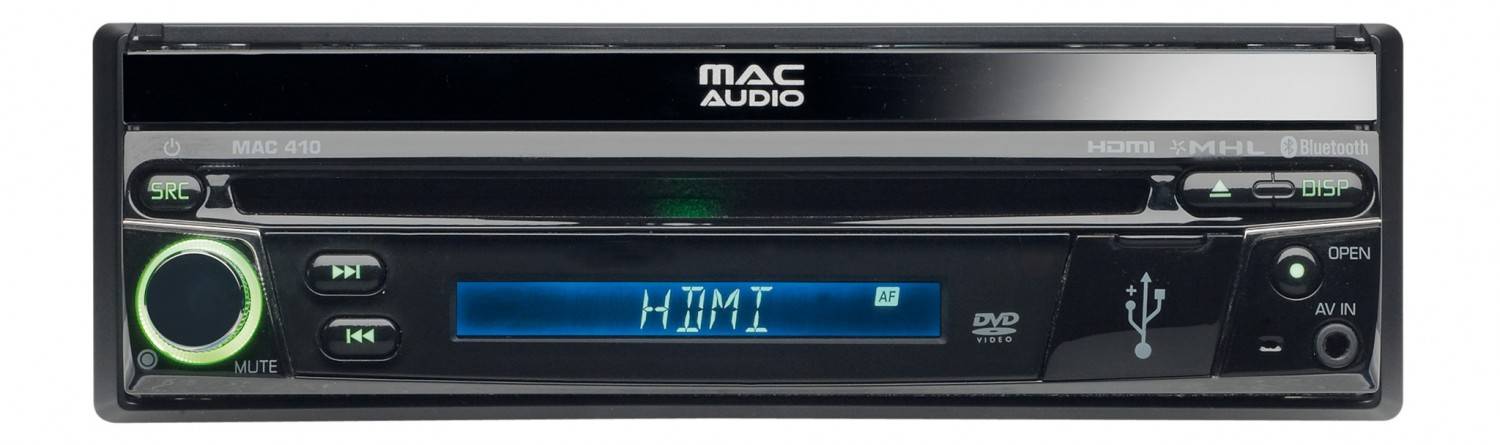 DIN-Moniceiver mit HDMI: Mac Audio Mac 410, Bild 5 1-DIN-Autoradios Mac Audio Mac 410 im Test, Bild 5