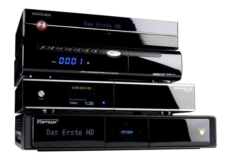 Vergleichstest: 4 HDTV-Sat-Receiver mit Twin-Tuner im Test, Bild 1 HDTV-Settop-Box: 4 HDTV-Sat-Receiver mit Twin-Tuner im Test, Bild 1