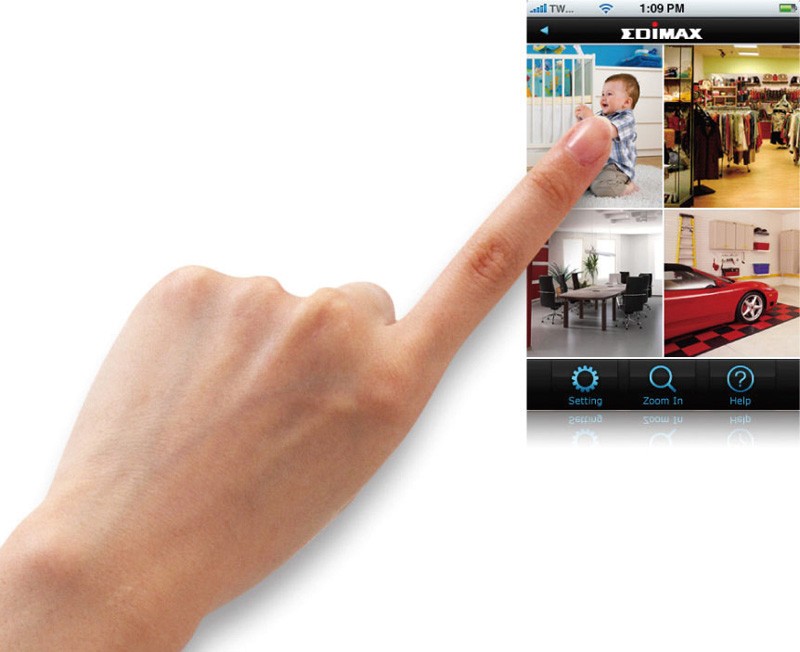 Serientest: Edimax IC-3010Wg, Edimax IC-7000PTn, Bild 3 DLNA- / Netzwerk- Clients / Server / Player Edimax IC-3010Wg, Edimax IC-7000PTn im Test , Bild 3