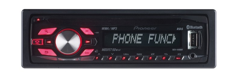 Serientest: Pioneer MVH-1400UB, Pioneer DEH-4400BT, Bild 2 1-DIN-Autoradios Pioneer MVH-1400UB, Pioneer DEH-4400BT im Test , Bild 2