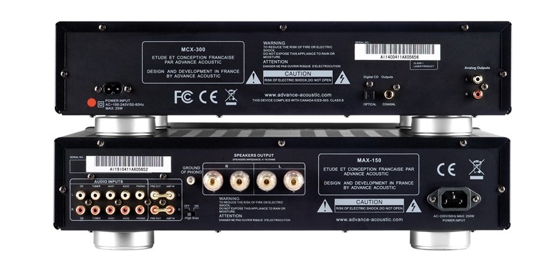 Systemtest: Advance Acoustic MAX-150, Advance Acoustic MCX-300, Bild 2 Vollverstärker Advance Acoustic MAX-150, Advance Acoustic MCX-300 im Test , Bild 2