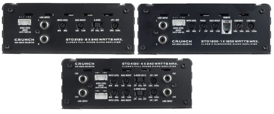 Serientest: Crunch GTO 1200, Crunch GTO 4120, Crunch GTO 2120, Bild 3 Car-HiFi Endstufe Mono Crunch GTO 1200, Crunch GTO 4120, Crunch GTO 2120 im Test , Bild 3