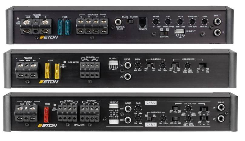 Serientest: Eton SR 500.1, Eton SR 100.2, Eton SR 60.4, Bild 2 Car-HiFi Endstufe Mono Eton SR 500.1, Eton SR 100.2, Eton SR 60.4 im Test , Bild 2