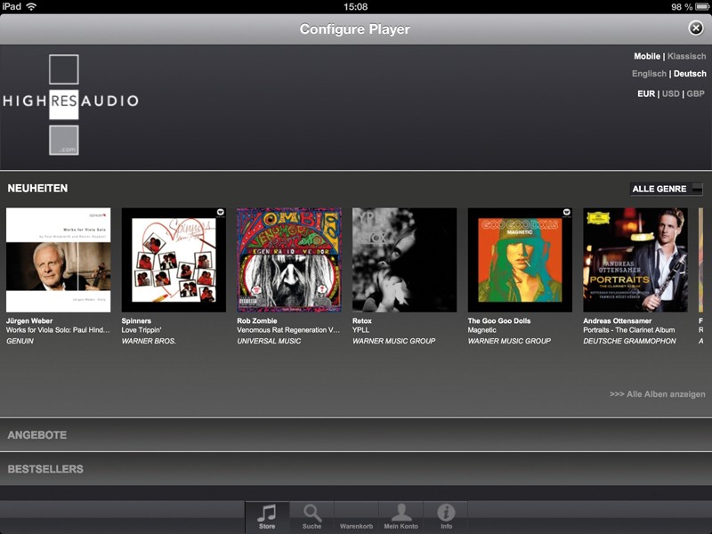 Systemtest: NAD M50, NAD M51, NAD M52, Bild 11 Streaming Client NAD M50, NAD M51, NAD M52 im Test , Bild 11