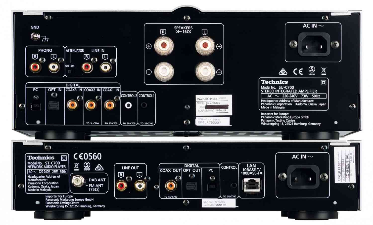 Systemtest: Technics SU-C700, Technics ST-C700, Technics SB-C700, Bild 7 Vollverstärker Technics SU-C700, Technics ST-C700, Technics SB-C700 im Test , Bild 7