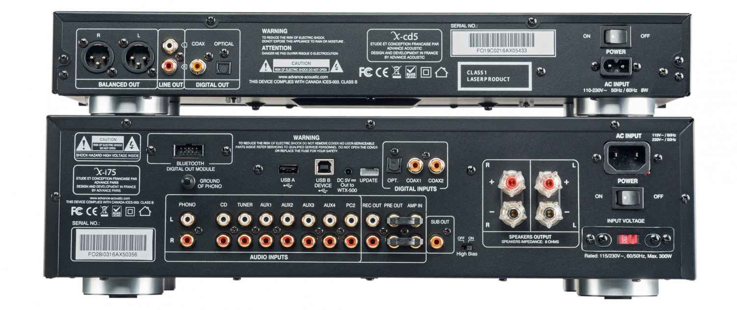 Systemtest: Advance Acoustic X-i75, Advance Acoustic X-CD5, Bild 3 Vollverstärker Advance Acoustic X-i75, Advance Acoustic X-CD5 im Test , Bild 3