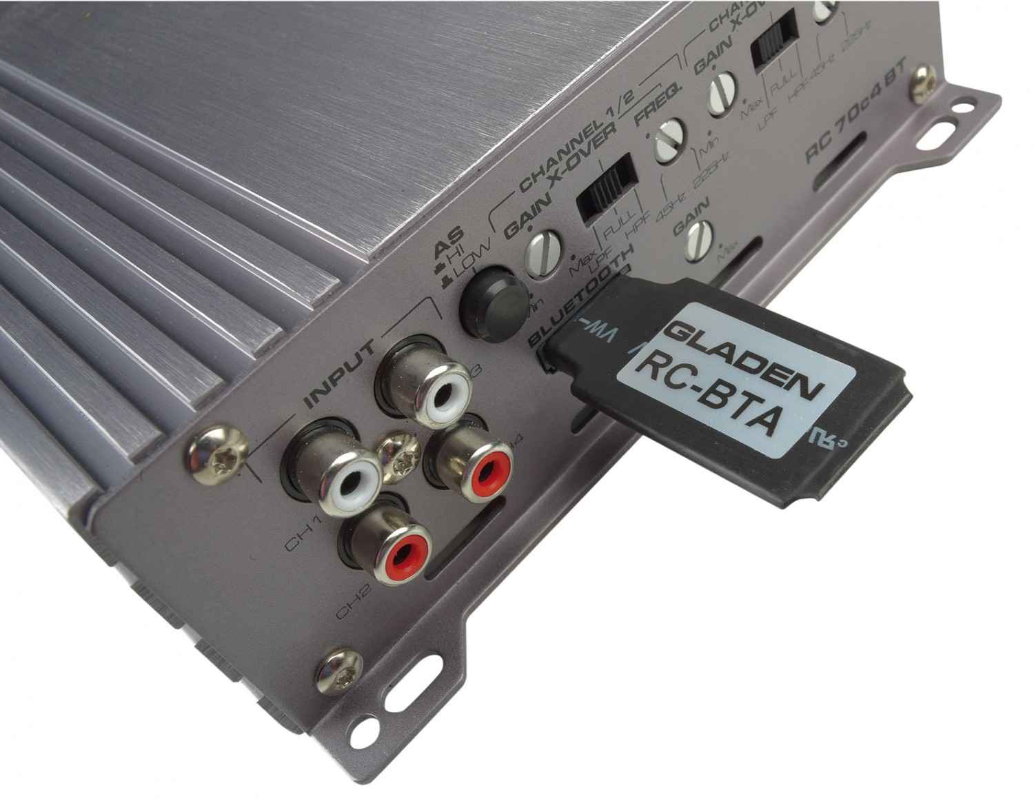 Car-Hifi Verstärker Endstufe 4-Kanal Auto KFZ Amp 90 WATT Bluetooth Tragbar