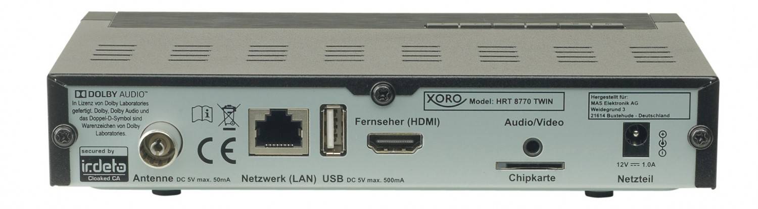 Serientest: Xoro HRT 8730, Xoro HRT 8770 TWIN, Xoro HRT 8772 TWIN, Bild 4 DVB-T Receiver ohne Festplatte Xoro HRT 8730, Xoro HRT 8770 TWIN, Xoro HRT 8772 TWIN im Test , Bild 4