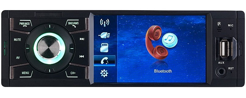Serientest: Creasono CAS-3445.BT, Creasono CAS-4445.BT, Bild 2 1-DIN-Autoradios Creasono CAS-3445.BT, Creasono CAS-4445.BT im Test , Bild 2