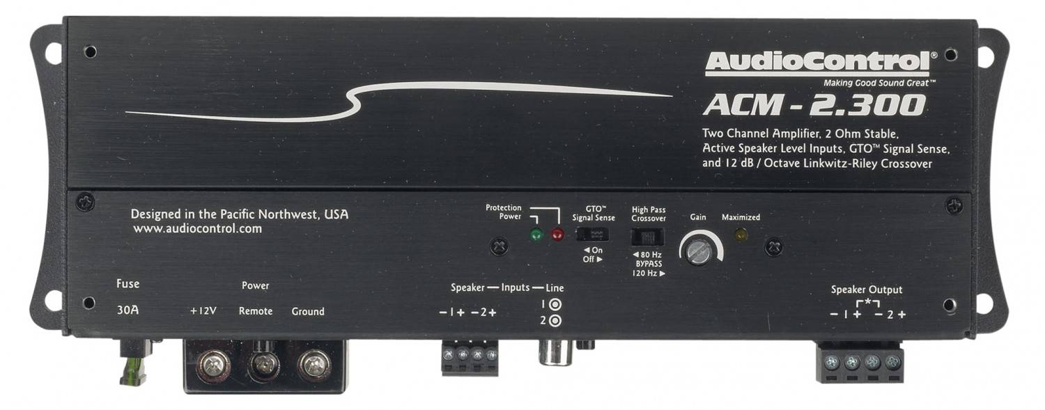 Serientest: Audiocontrol ACM-1.300, Audiocontrol ACM-2.300, Bild 7 Car-HiFi Endstufe Mono Audiocontrol ACM-1.300, Audiocontrol ACM-2.300 im Test , Bild 7