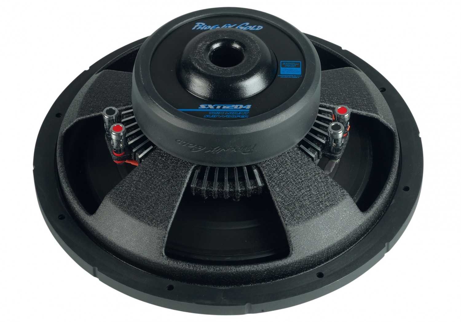 Serientest: Phoenix Gold SXT10D4, Phoenix Gold SXT12D4, Bild 2 Car-Hifi Subwoofer Chassis Phoenix Gold SXT10D4, Phoenix Gold SXT12D4 im Test , Bild 2