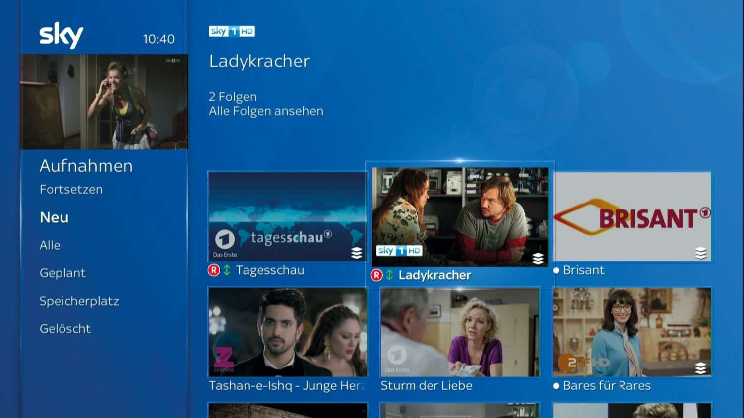 Systemtest: Sky Sky-Q-Receiver, Sky Soundbox, Bild 5 Sat Receiver mit Festplatte Sky Sky-Q-Receiver, Sky Soundbox im Test , Bild 5