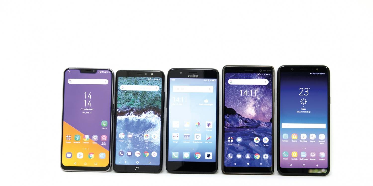 Vergleichstest: Zehn Smartphones zwischen 100 und 400 Euro, Bild 2 Smartphones: Zehn Smartphones zwischen 100 und 400 Euro, Bild 2
