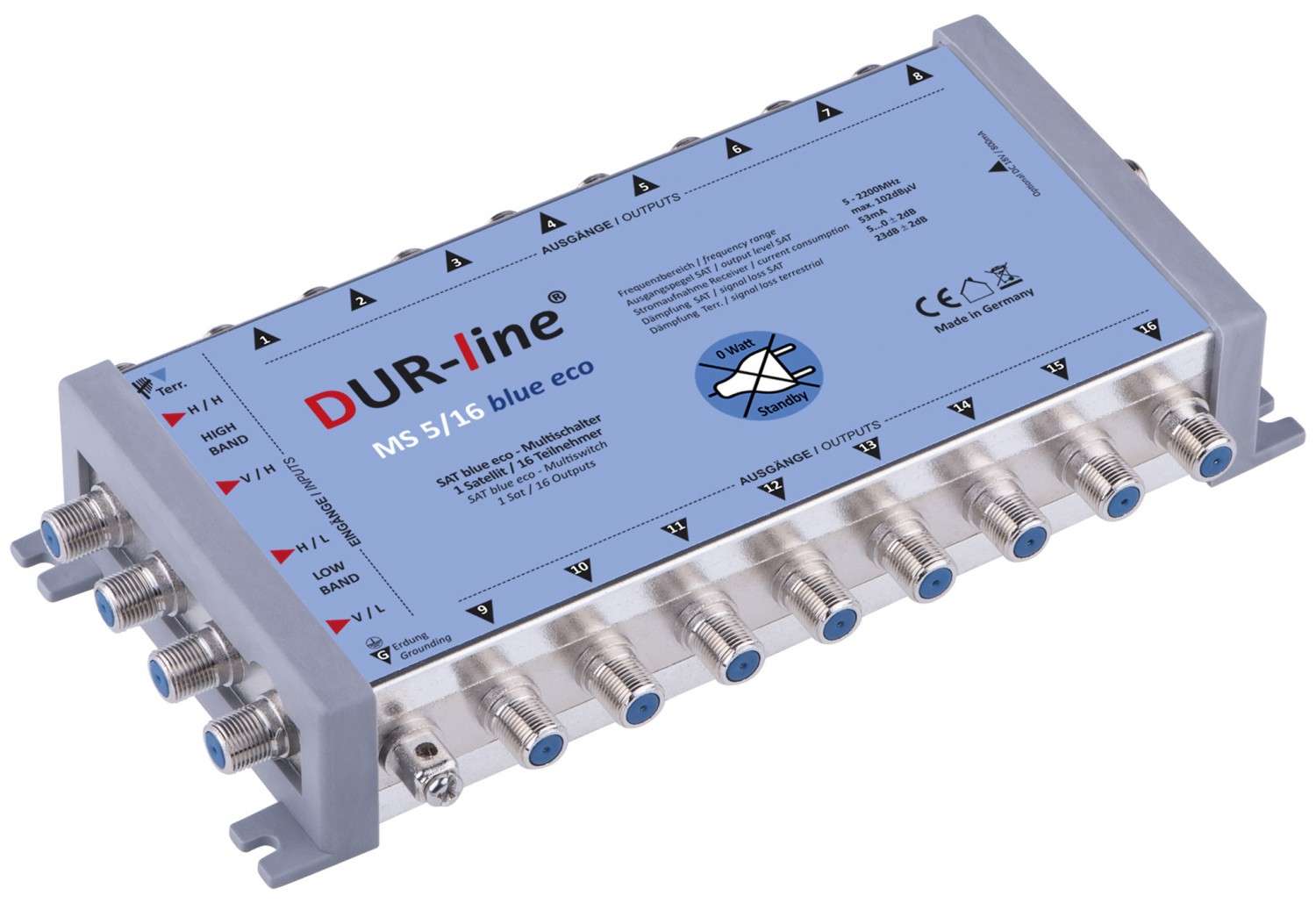 Serientest: Dura-Sat DUR-line MS 5/x blue eco, Dura-Sat DUR-line MS 5/x G-HQ, Bild 2 Zubehör Heimkino Dura-Sat DUR-line MS 5/x blue eco, Dura-Sat DUR-line MS 5/x G-HQ im Test , Bild 2