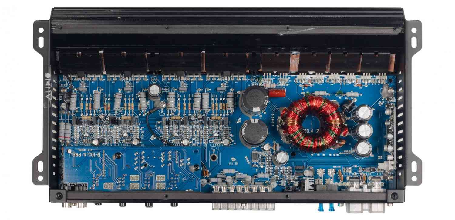 Serientest: Audio System R-1250.1 D 24V, Audio System R-110.4 24V, Bild 2 Car-HiFi Endstufe Mono Audio System R-1250.1 D 24V, Audio System R-110.4 24V im Test , Bild 2