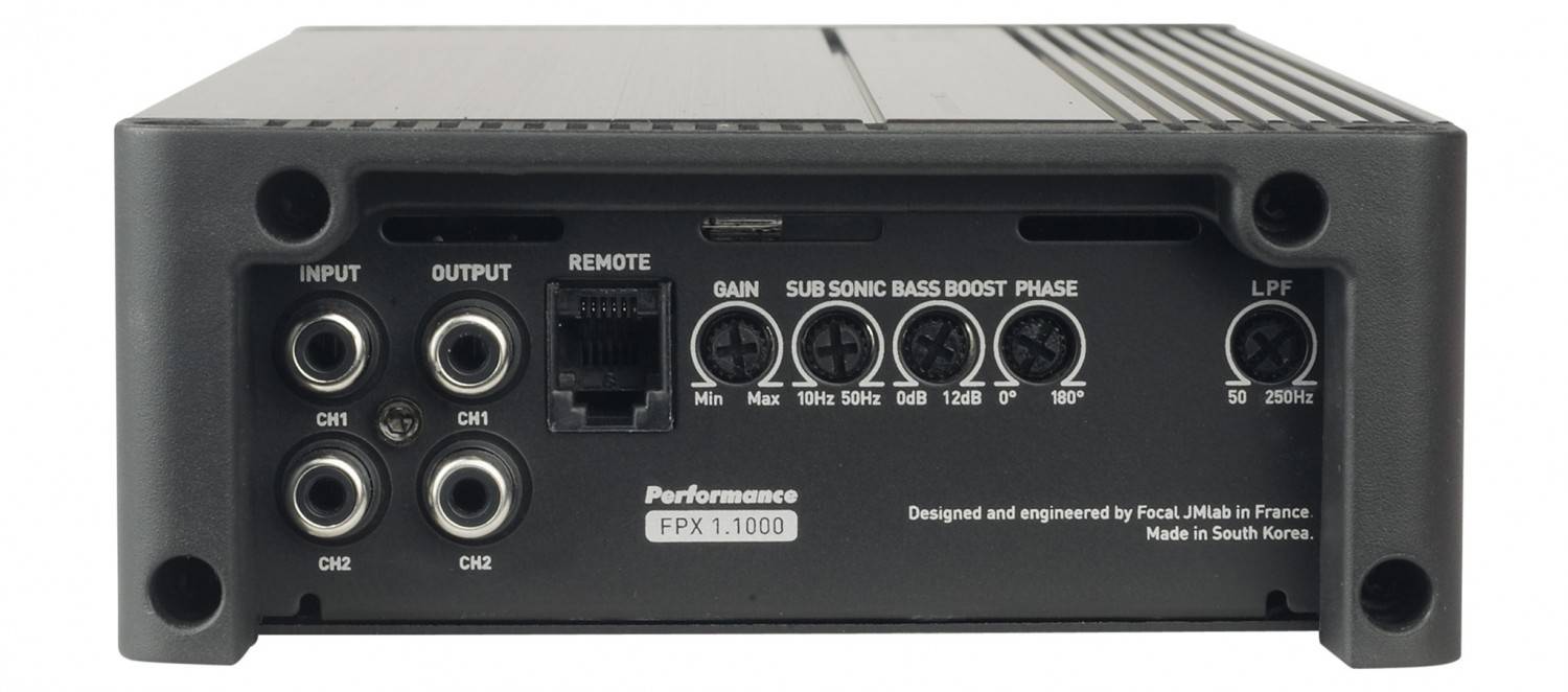 Serientest: Focal (Car) FPX 1.1000, Focal (Car) FPX 4.800, Focal (Car) FPX 5.1200, Bild 7 Car-HiFi Endstufe Mono Focal (Car) FPX 1.1000, Focal (Car) FPX 4.800, Focal (Car) FPX 5.1200 im Test , Bild 7