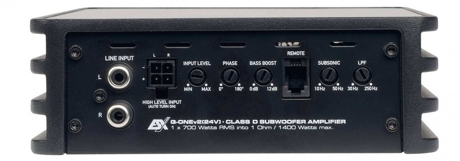 Systemtest: ESX Q-Four v2 24V, ESX Q-One v2 24V, Bild 5 Car-HiFi Endstufe 4-Kanal ESX Q-Four v2 24V, ESX Q-One v2 24V im Test , Bild 5