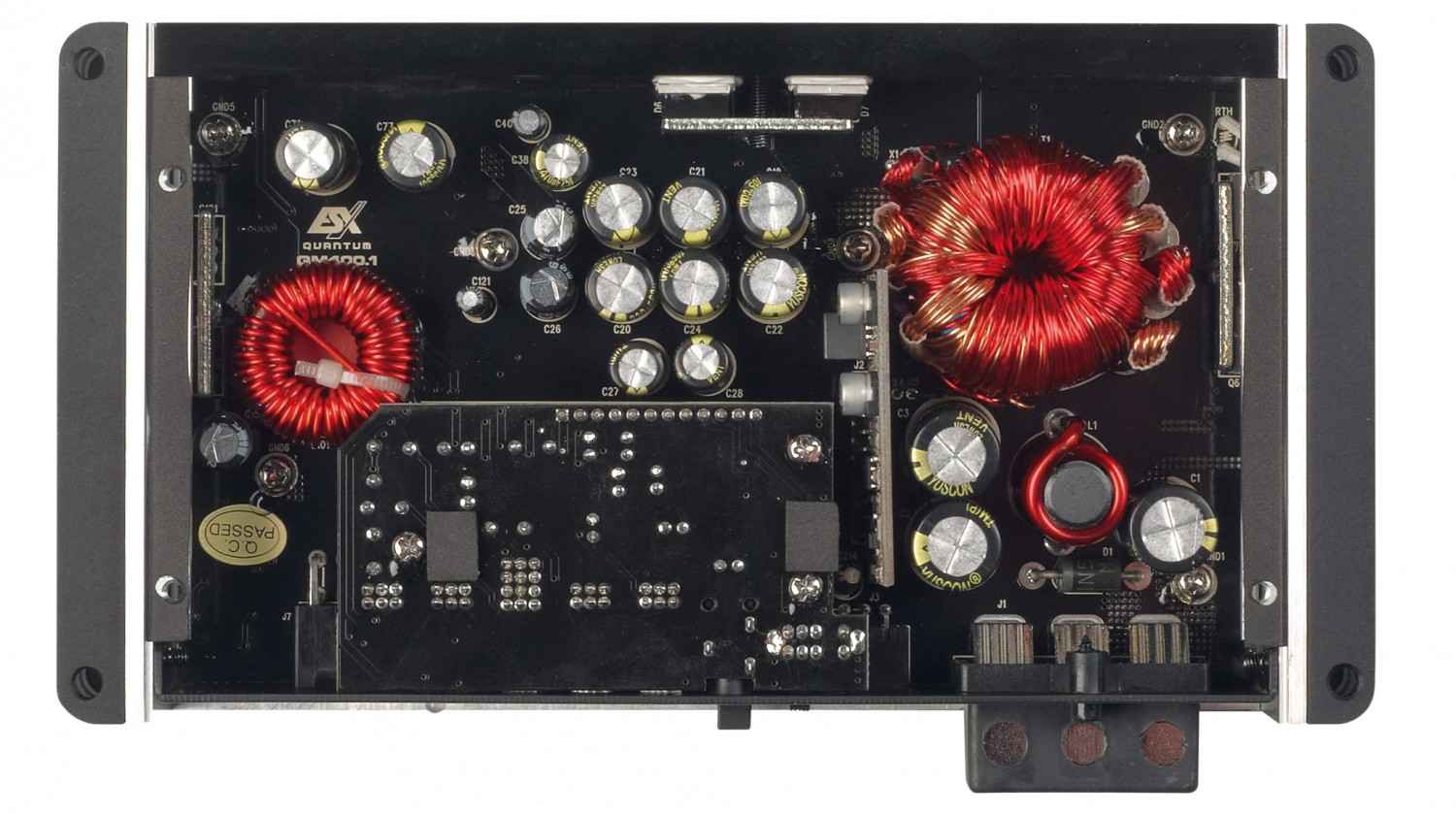 Serientest: ESX QM400.1, ESX QM400.2, ESX QM400.4, Bild 2 Car-HiFi Endstufe Mono ESX QM400.1, ESX QM400.2, ESX QM400.4 im Test , Bild 2