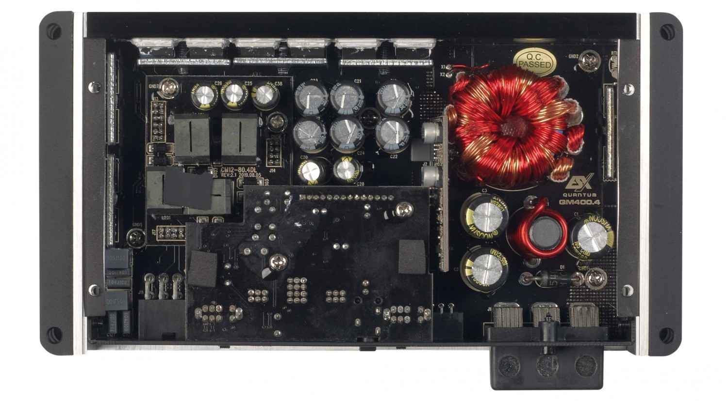 Serientest: ESX QM400.1, ESX QM400.2, ESX QM400.4, Bild 4 Car-HiFi Endstufe Mono ESX QM400.1, ESX QM400.2, ESX QM400.4 im Test , Bild 4