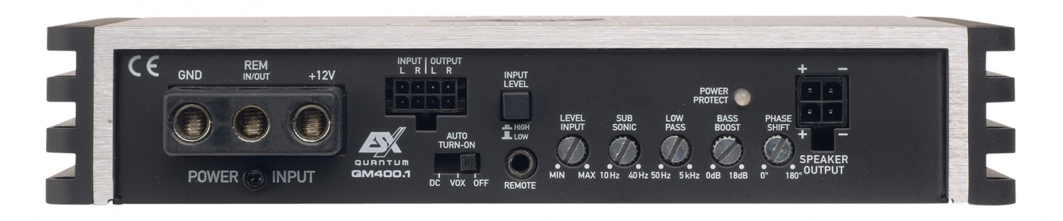 Serientest: ESX QM400.1, ESX QM400.2, ESX QM400.4, Bild 5 Car-HiFi Endstufe Mono ESX QM400.1, ESX QM400.2, ESX QM400.4 im Test , Bild 5