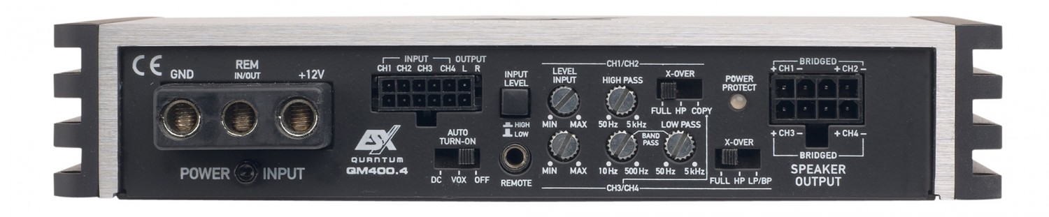 Serientest: ESX QM400.1, ESX QM400.2, ESX QM400.4, Bild 7 Car-HiFi Endstufe Mono ESX QM400.1, ESX QM400.2, ESX QM400.4 im Test , Bild 7