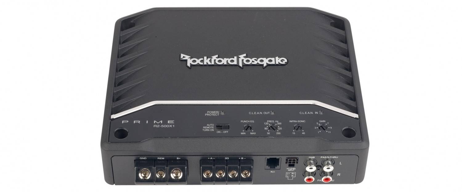 Serientest: rockford fosgate R2-500X1, rockford fosgate R2-1200X1, rockford fosgate R2-500X4, Bild 2 Car-HiFi Endstufe Mono rockford fosgate R2-500X1, rockford fosgate R2-1200X1, rockford fosgate R2-500X4 im Test , Bild 2