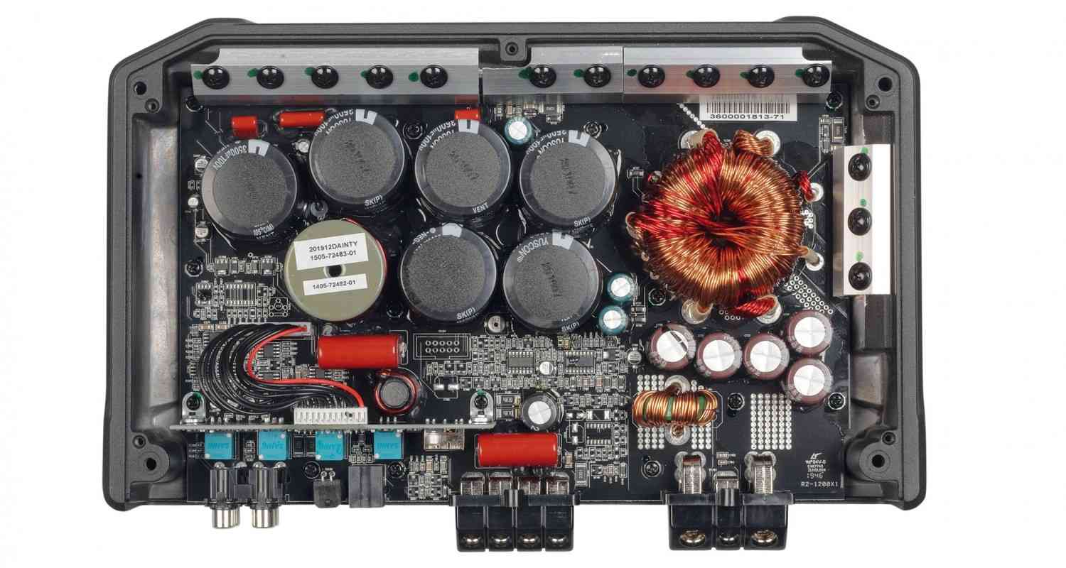 Serientest: rockford fosgate R2-500X1, rockford fosgate R2-1200X1, rockford fosgate R2-500X4, Bild 7 Car-HiFi Endstufe Mono rockford fosgate R2-500X1, rockford fosgate R2-1200X1, rockford fosgate R2-500X4 im Test , Bild 7