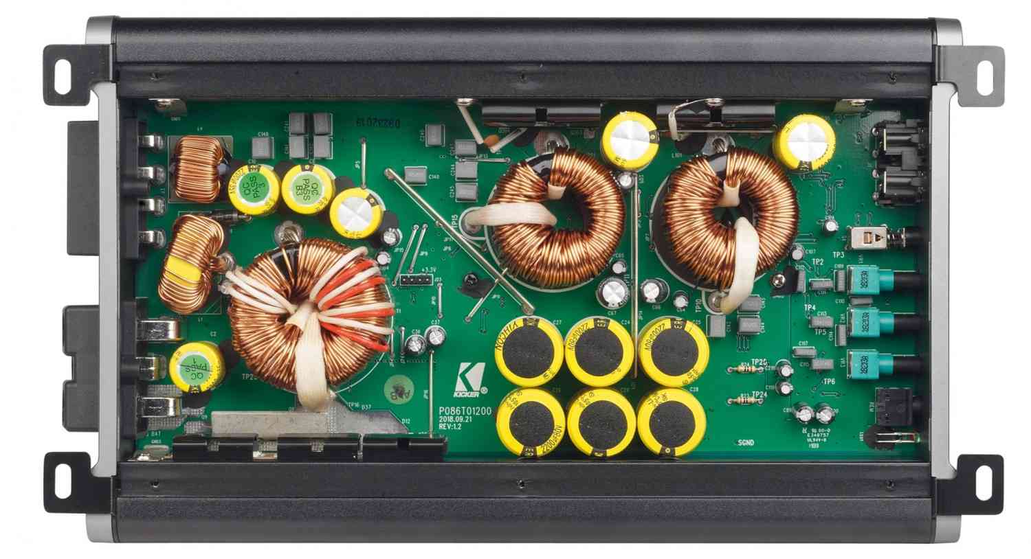 Serientest: Kicker CXA400.1, Kicker CXA800.1, Kicker CXA1200.1, Bild 4 Car-HiFi Endstufe Mono Kicker CXA400.1, Kicker CXA800.1, Kicker CXA1200.1 im Test , Bild 4