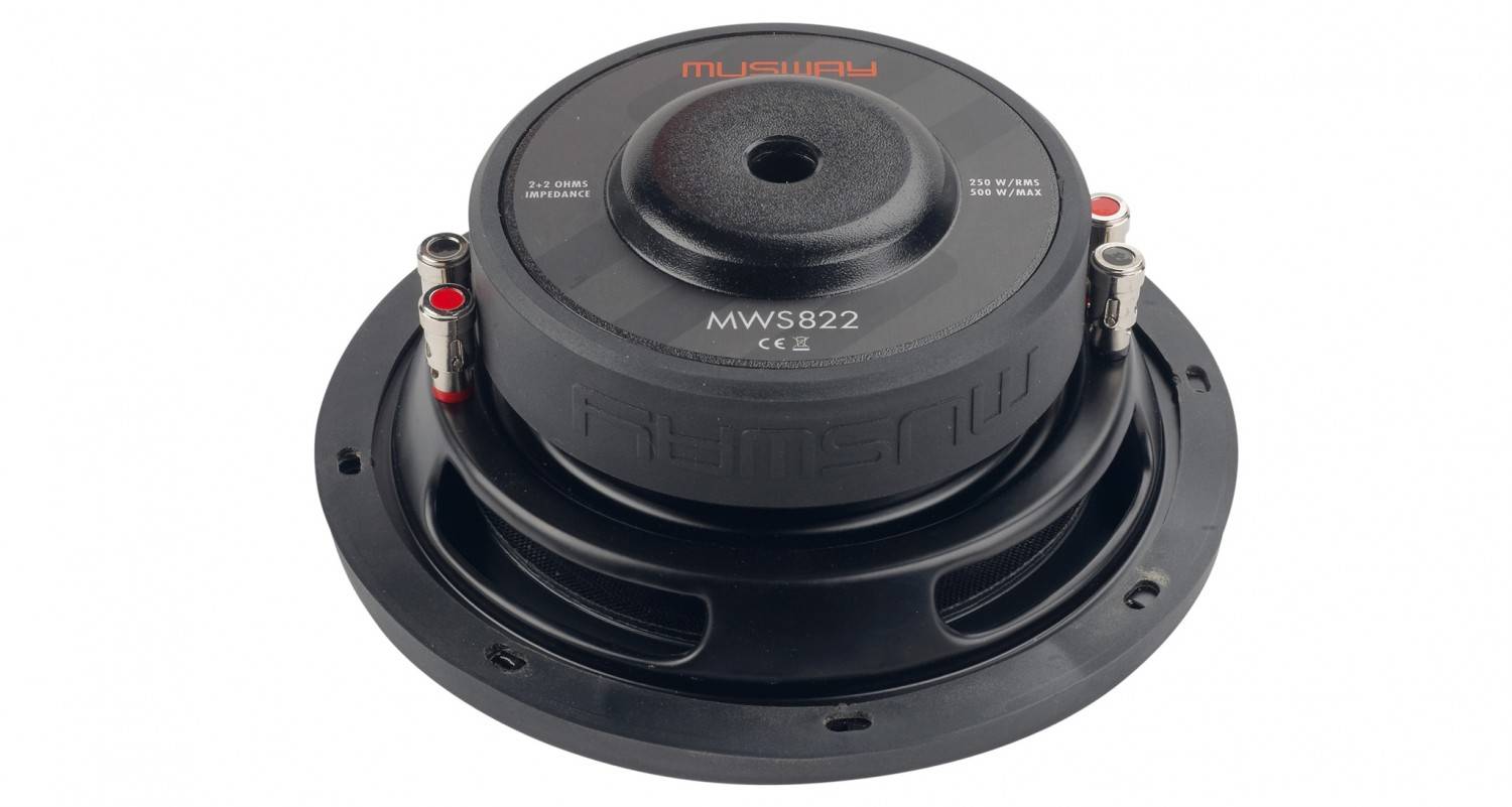 Serientest: Musway MWS822, Musway MWS1022, Bild 5 In-Car Subwoofer Chassis Musway MWS822, Musway MWS1022 im Test , Bild 5