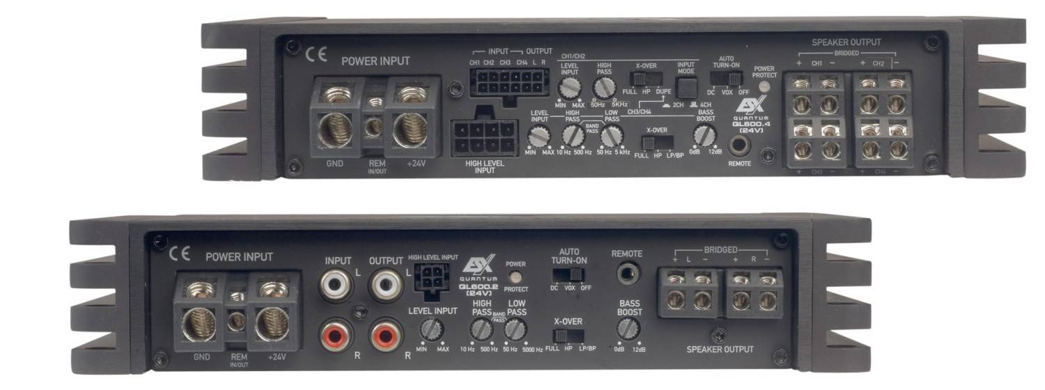 Serientest: ESX QL600.2 24V, ESX QL600.4 24V, Bild 3 In-Car Endstufe 2-Kanal ESX QL600.2 24V, ESX QL600.4 24V im Test , Bild 3