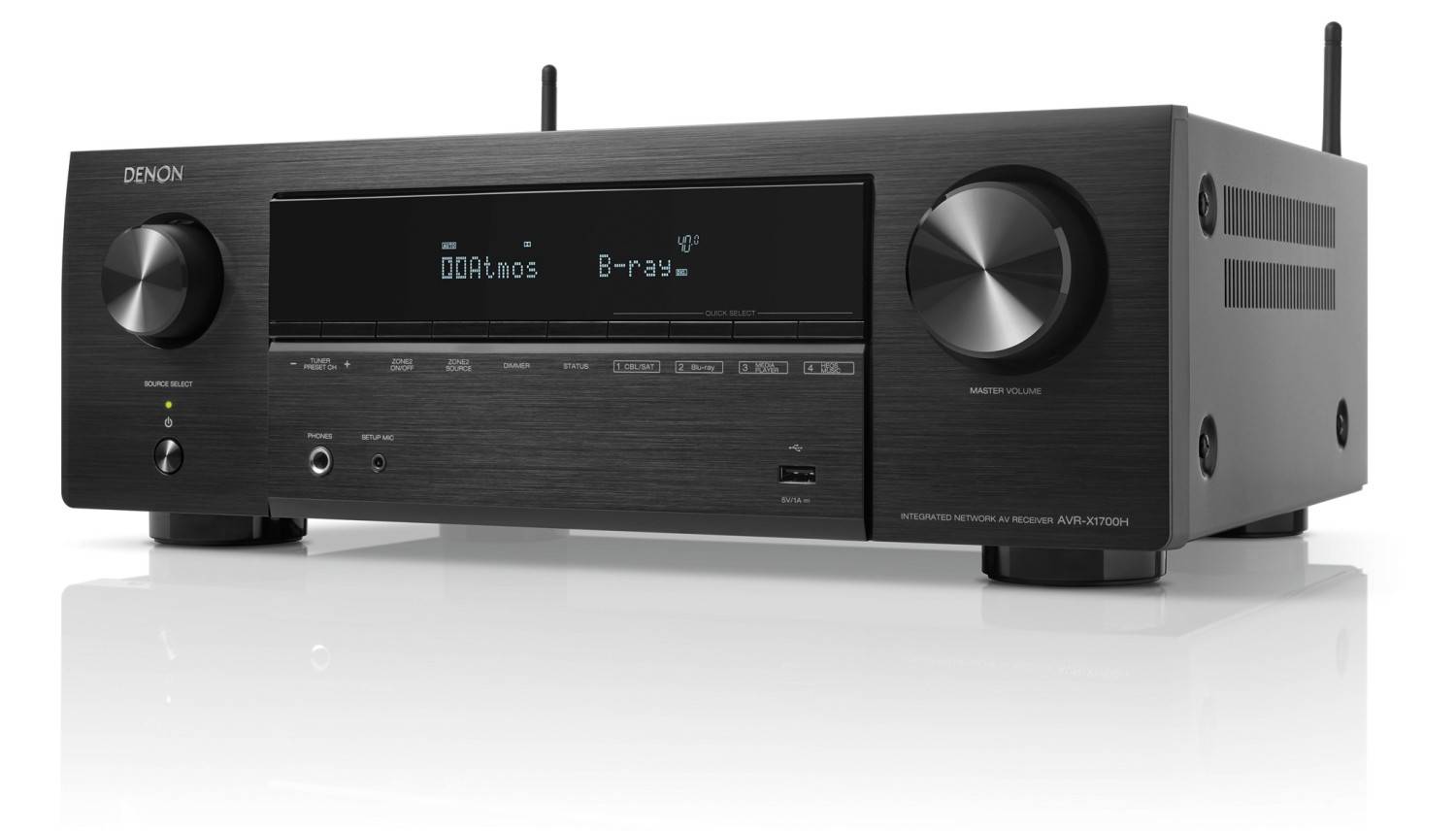 Günstig und stark: AV-Receiver Denon AVR-X1700H: Denon AVR-X1700H, Bild 12 AV-Receiver Denon AVR-X1700H im Test, Bild 12