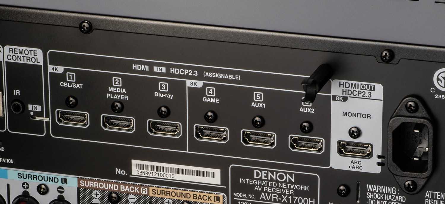 Günstig und stark: AV-Receiver Denon AVR-X1700H: Denon AVR-X1700H, Bild 13 AV-Receiver Denon AVR-X1700H im Test, Bild 13
