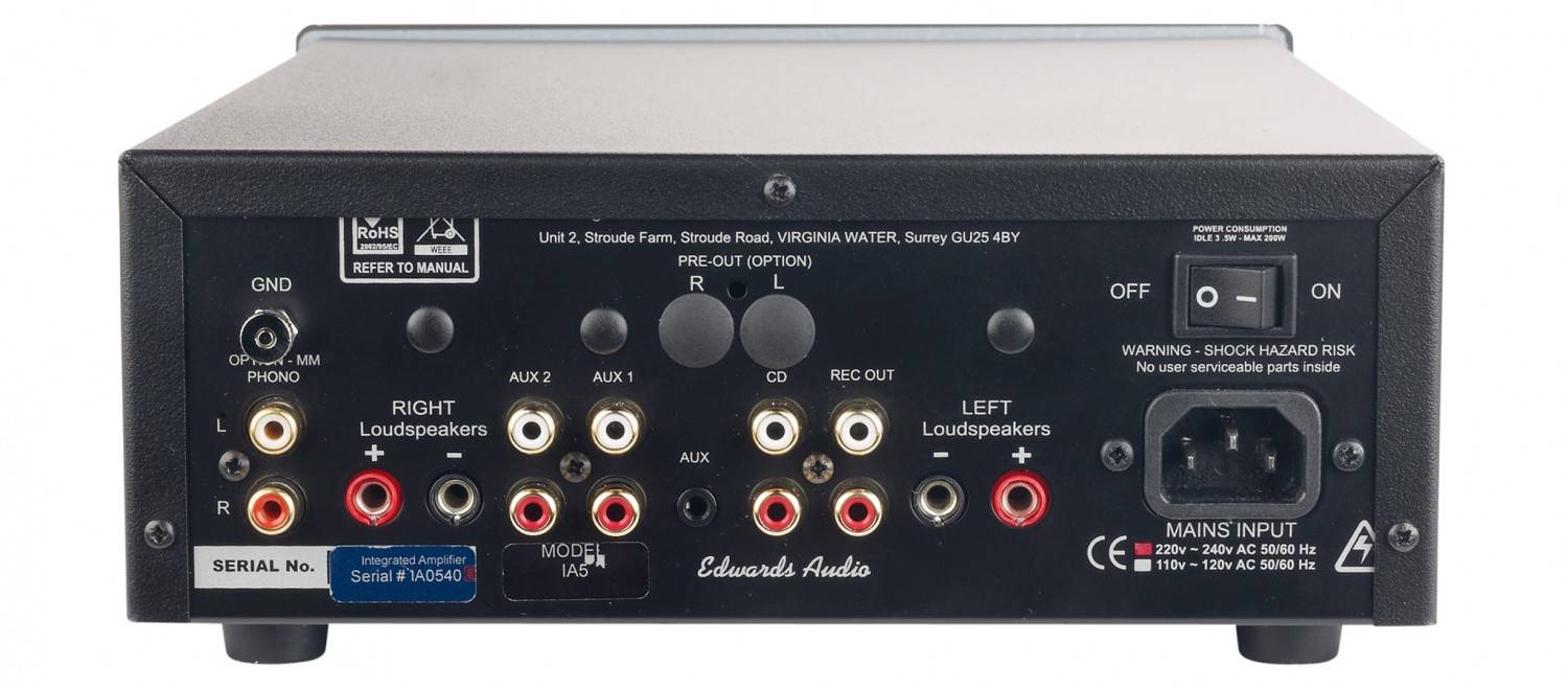 HiFi-Vollverstärker im Kompaktformat: Edwards Audio IA5, Bild 4 Vollverstärker Edwards Audio IA5 im Test, Bild 4