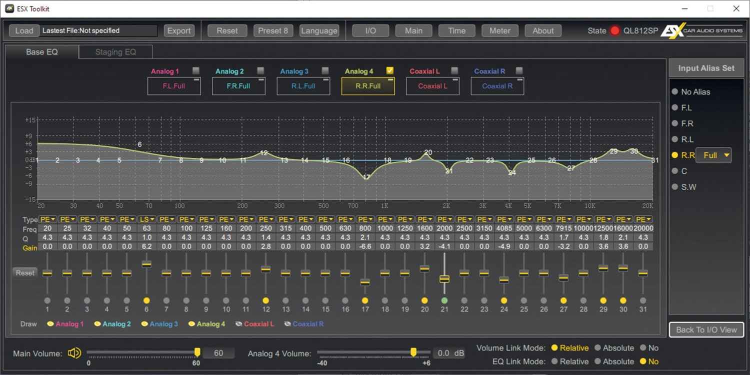 High-End DSP von ESX: ESX QL812SP, Bild 9 In-Car-Soundprozessor ESX QL812SP im Test, Bild 9