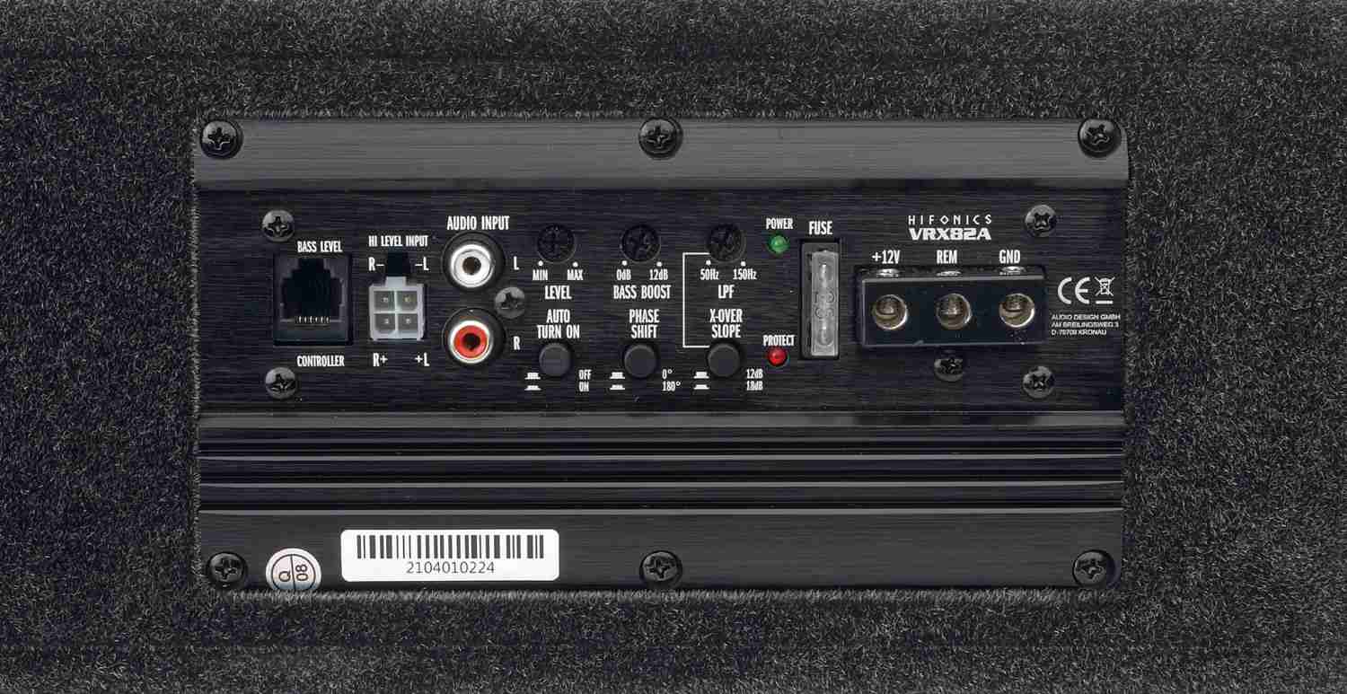 Aktivsubwoofer von Hifonics: Hifonics VRX82A, Bild 3 In-Car Subwoofer Aktiv Hifonics VRX82A im Test, Bild 3