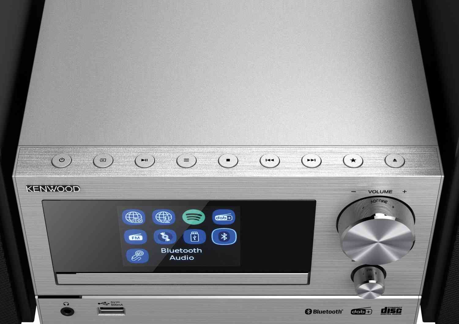 Hifi-Mini-Alleskönner: Kenwood M-7000S-B, Bild 3 Micro-Anlagen Kenwood M-7000S-B im Test, Bild 3