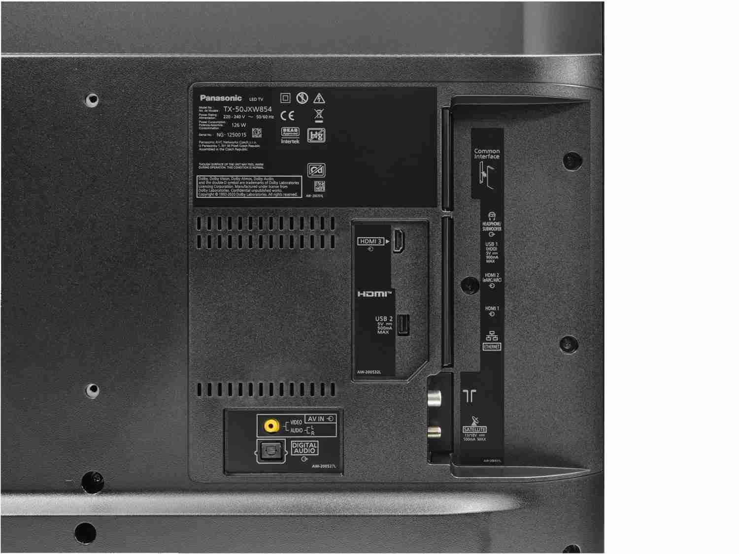 LED-TV mit AI: Panasonic TX-58JXW854, Bild 3 Fernseher Panasonic TX-58JXW854 im Test, Bild 3
