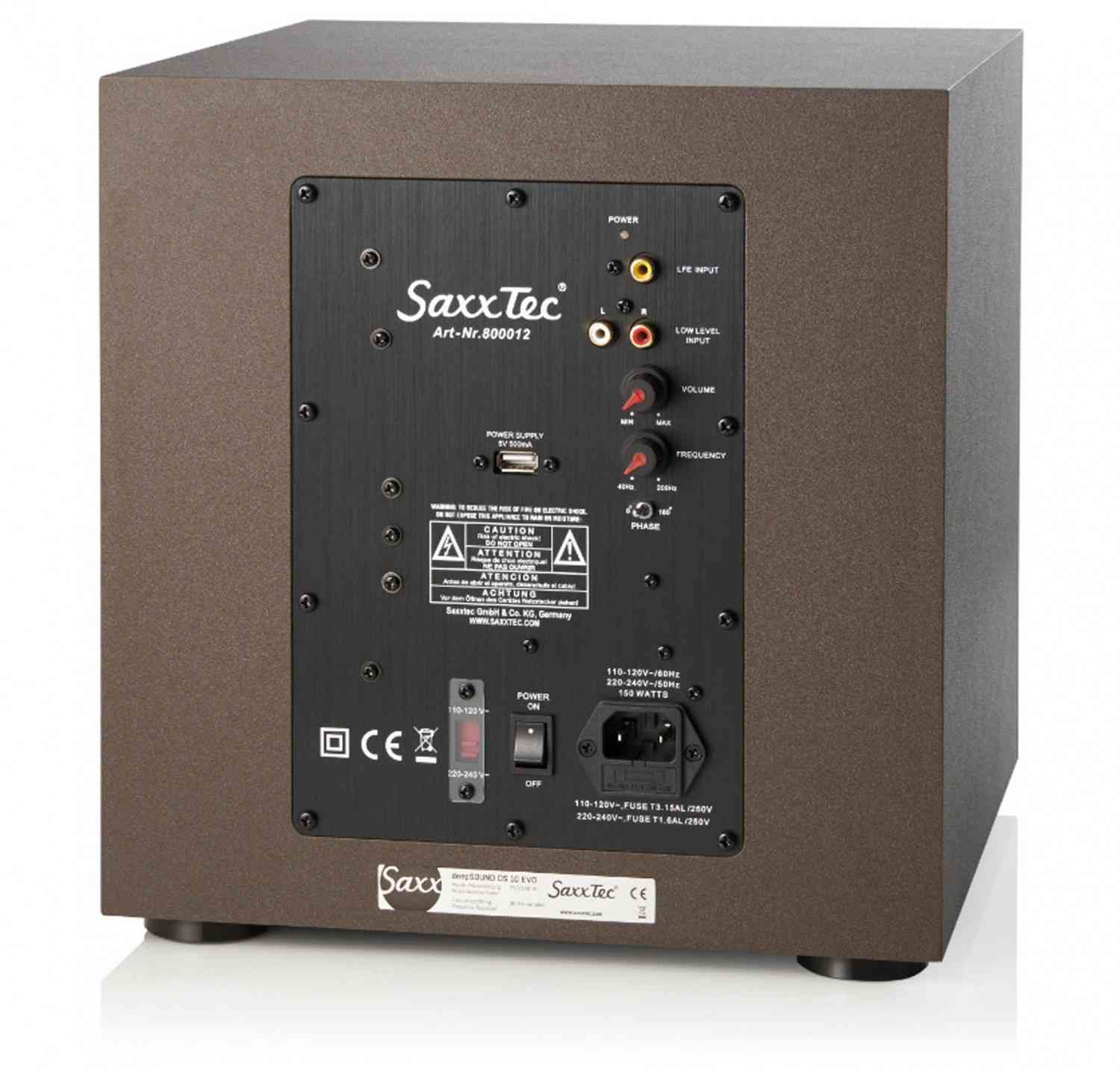 Kompaktes Surroundset von Saxx: Saxx curvedSound CR 5.1, Bild 4 Lautsprecher Surround Saxx curvedSound CR 5.1 im Test, Bild 4