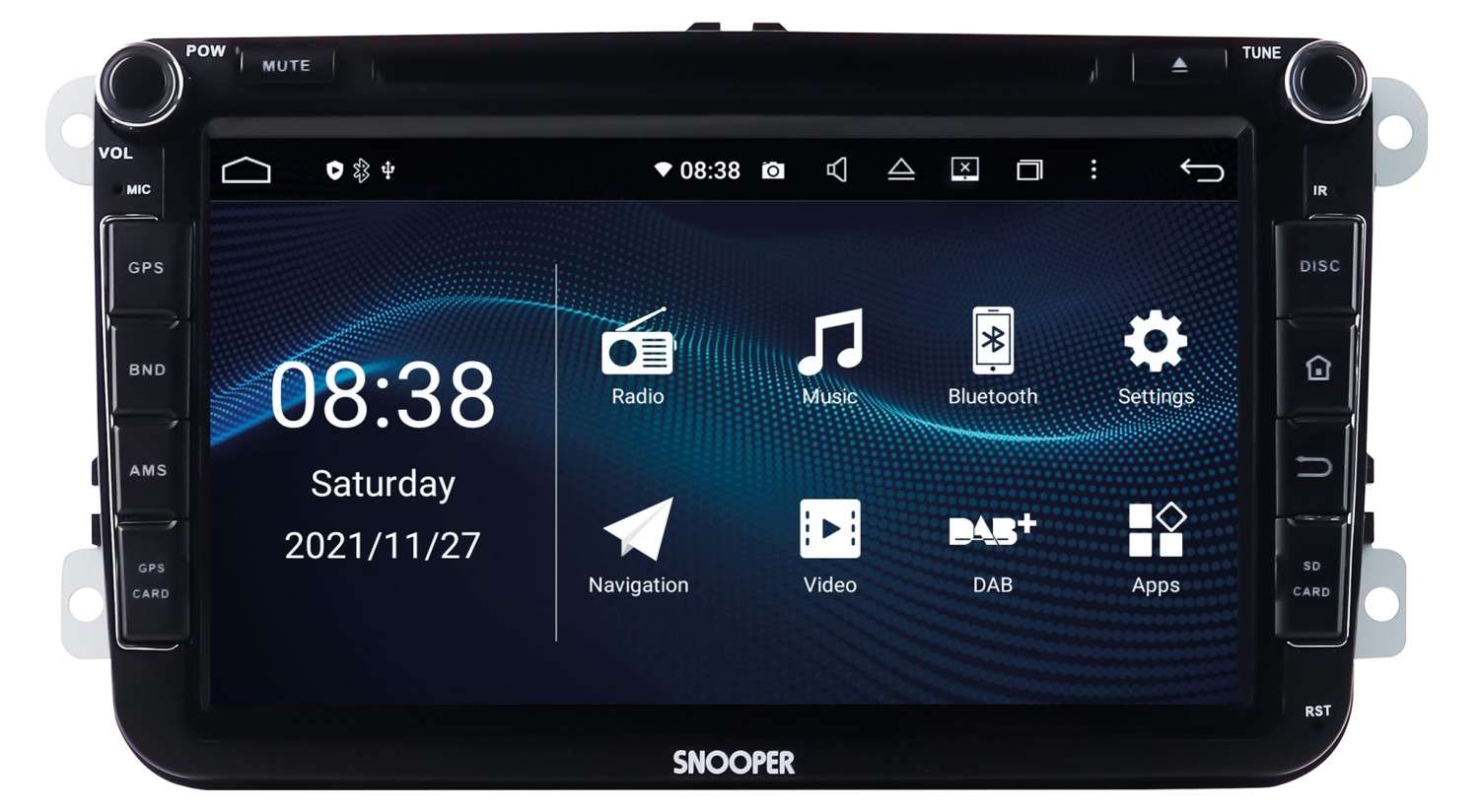 Android-Naviceiver Snooper SMH-550DAB: Snooper SMH-550DAB, Bild 8 Naviceiver Snooper SMH-550DAB im Test, Bild 8