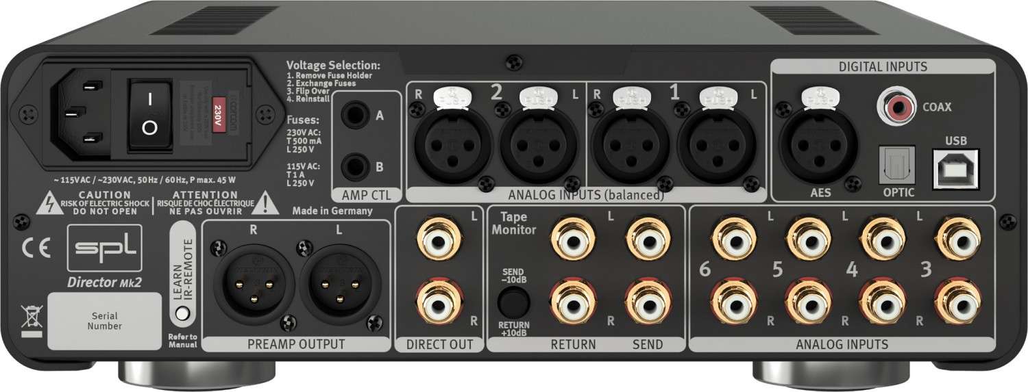 DAC/Preamp mit Studio DNA: SPL Director Mk2, Bild 2 D/A-Wandler SPL Director Mk2 im Test, Bild 2