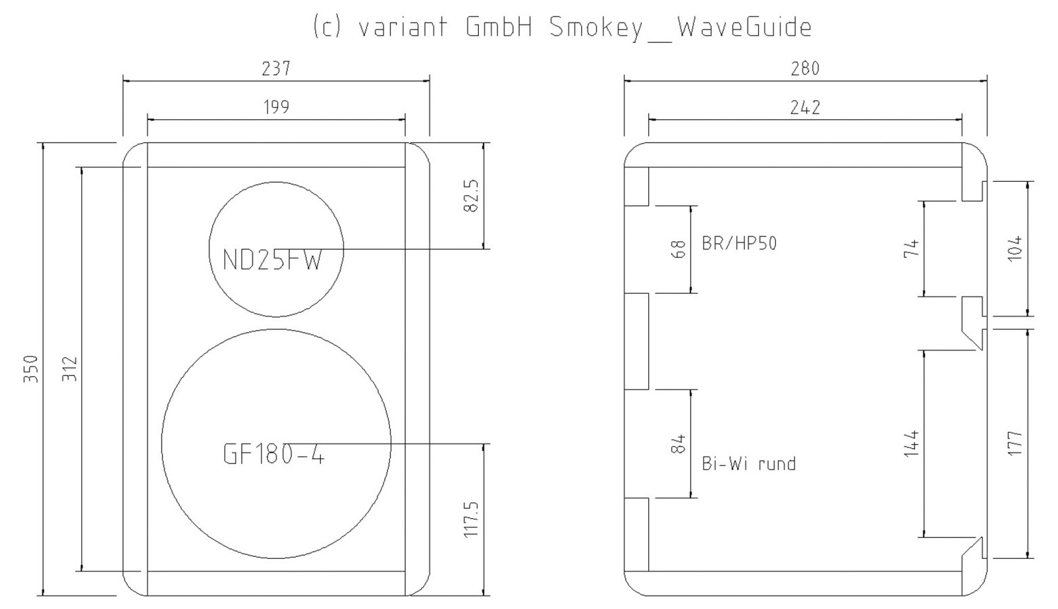 Design-Box für Einsteiger: Variant Smokey Waveguide, Bild 8 Lautsprecherbausätze Variant Smokey Waveguide im Test, Bild 8