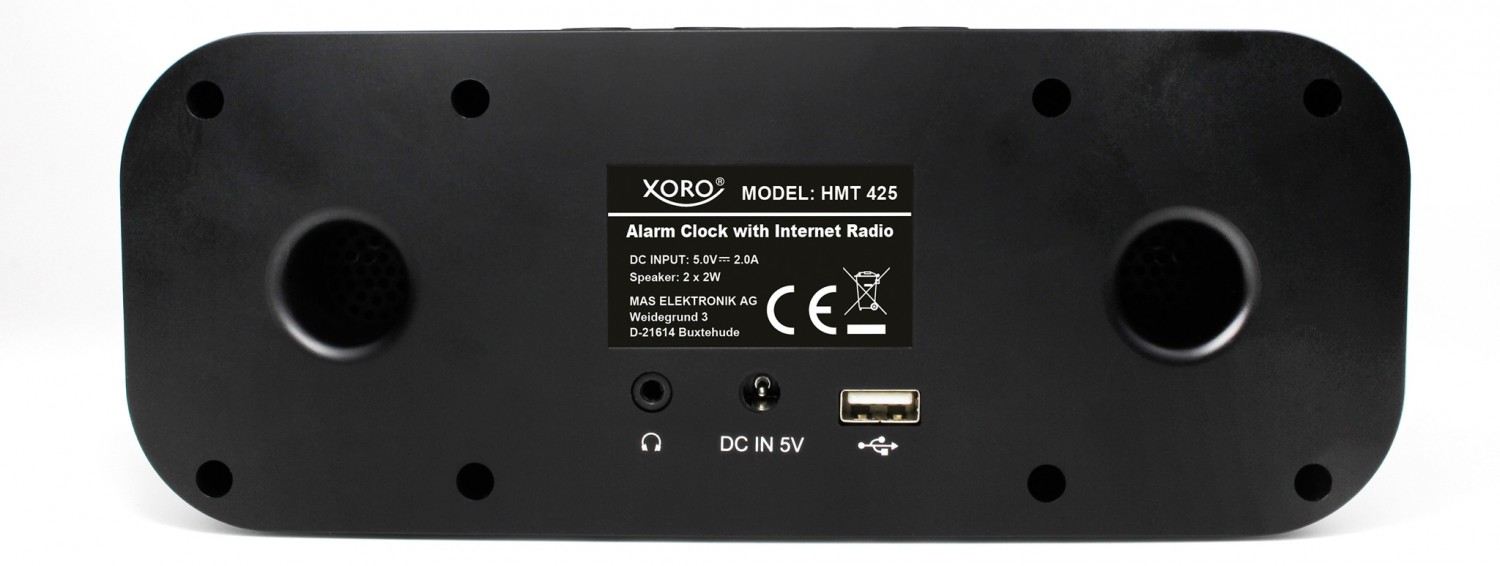 Xoro HMD 425 – Wecker mit Extras: Xoro HMD 425, Bild 5 Internetradios Xoro HMD 425 im Test, Bild 5